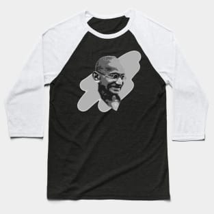 Mahatma Gandhi Baseball T-Shirt